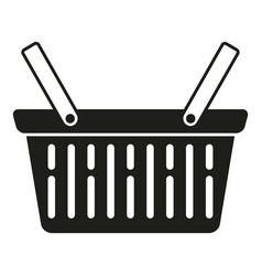 Family Basket Icon Simple Picnic Wicker