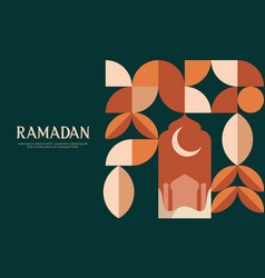 Ramadan Kareem Islamic Greeting Card Template