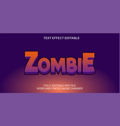 3d Text Effect Zombie Gaming