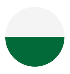 Badge Circle Saxony Flag Isolated