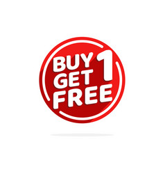 Buy One Get One Free Sign Numbers Circular Modern