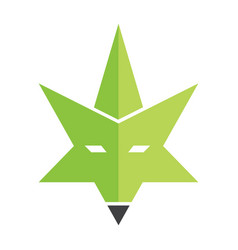 Cannabis Wild Fox Creative Logo