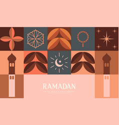 Ramadan Kareem Islamic Greeting Card Template