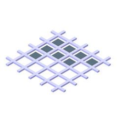 Stretch Ceiling Net Icon Isometric House