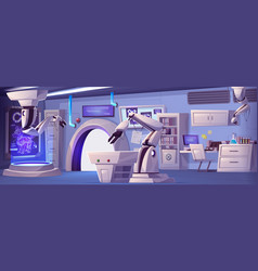 Cartoon Lab Technology Interior Background