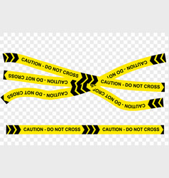 Simple Black And Yellow Ribbon Police Line