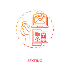 Sexting Culture Concept Icon