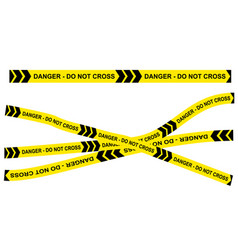 Simple Black And Yellow Ribbon Police Line Do