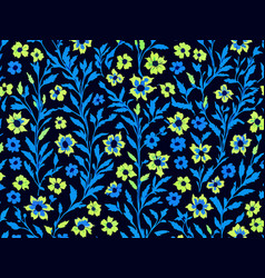 Funky Floral Pattern Background