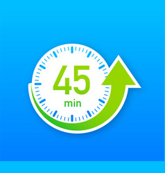 45 Minutes Stopwatch Icon Stopwatch