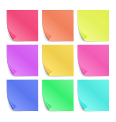 Color Post Its Paper Stickers For Notes Set