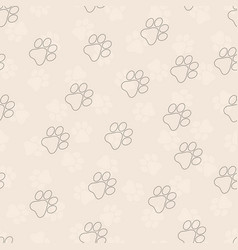 Seamless Pet Paw Pattern - Funky Design