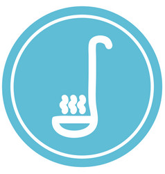 Soup Ladle Circular Icon