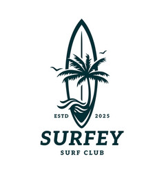 Surf Club Palm Beach Logo Template