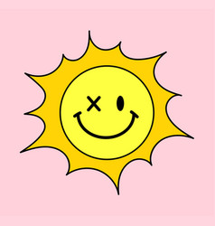 Psychedelic Sun Icon