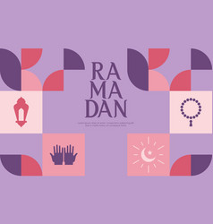 Ramadan Kareem Islamic Greeting Card Template