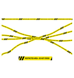 Simple Black And Yellow Ribbon Police Line