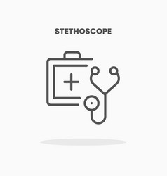 Stethoscope Icon Line