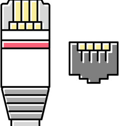 Ethernet Modem Color Icon