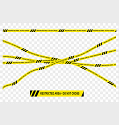 Simple Black And Yellow Ribbon Police Line