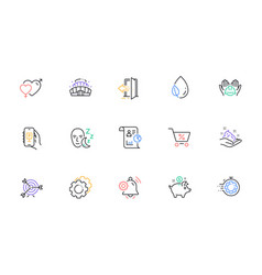 Special Offer Saving Money And Sleep Line Icons