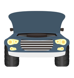 Car With Open Bonnet Mechanic Icon