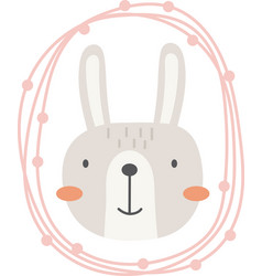 Rabbit Face Portrait