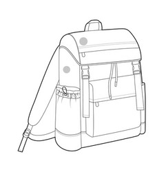 Adventure Backpack Silhouette Bag Fashion