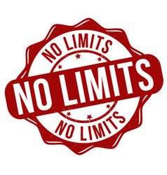 No Limits Grunge Rubber Stamp