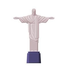 Christ Redeemer Statue As Famous City Landmark