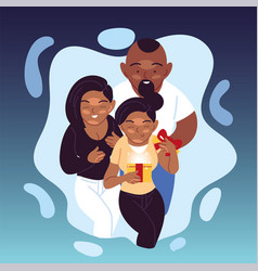 Black Family Opening Gift Design