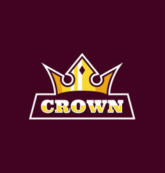 Logo Crown E-sports And Sports Style