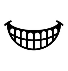 Big Happy Toothy Cartoon Smile Icon