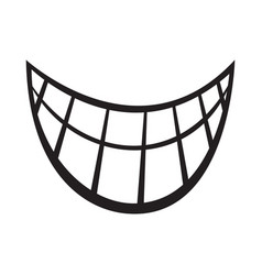 Big Happy Toothy Cartoon Smile Icon