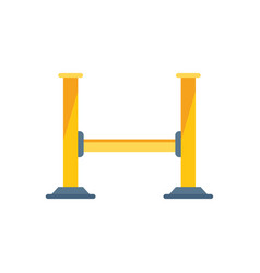 Fix Car Lift Icon Flat Auto Garage