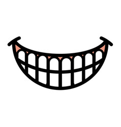 Big Happy Toothy Cartoon Smile Icon