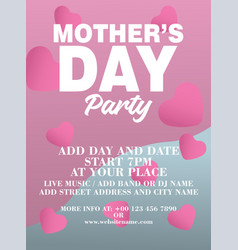 Mothers Celebration Day Poster Flyer Design