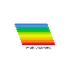 Multivitamin Label Inspiration Vitamins Icon