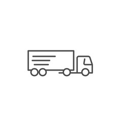 Truck Related Linear Icon