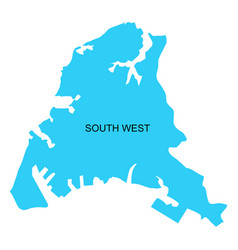 South West District Map