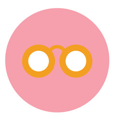 Yellow Glasses On A White Background