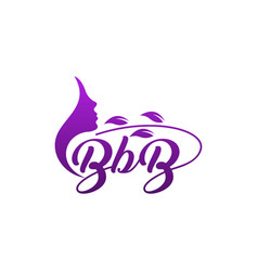 Letter Bbb Woman Nature Beauty Creative Logo