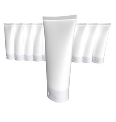 3d - Set Of Blank Cream Tubes