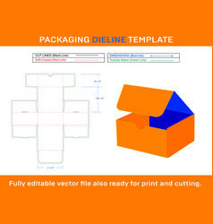 Indestructo Mailer Box Dieline Template