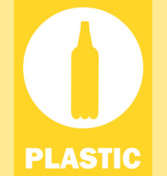 Plastic Bottle Rubbish Sorting Litter Banner