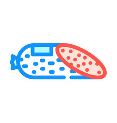 Salami Sausage Meat Color Icon