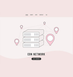 Content Delivery Network - Cdn Concept