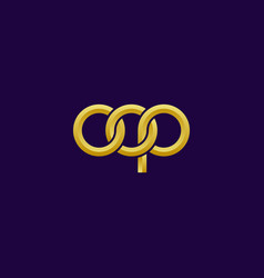 Letters Oop Monogram Logo Design