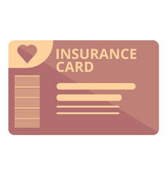 Patient Insurance Card Icon Cartoon