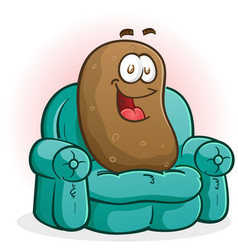 Couch Potato Cartoon Character